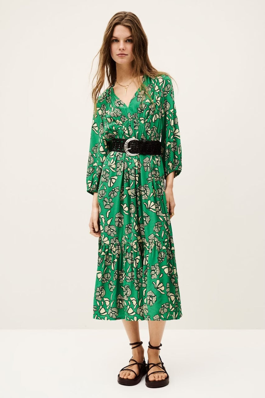 Bash Paris Aferae Dress in Green – HARPERS EMPORIUM