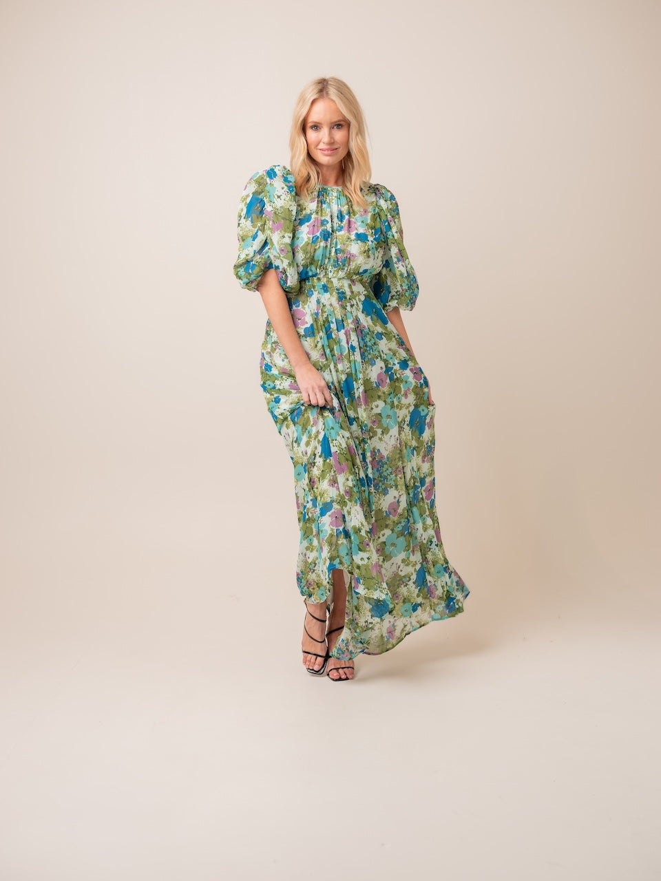 Bytimo Georgette Flounce Dress in Poppy – HARPERS EMPORIUM
