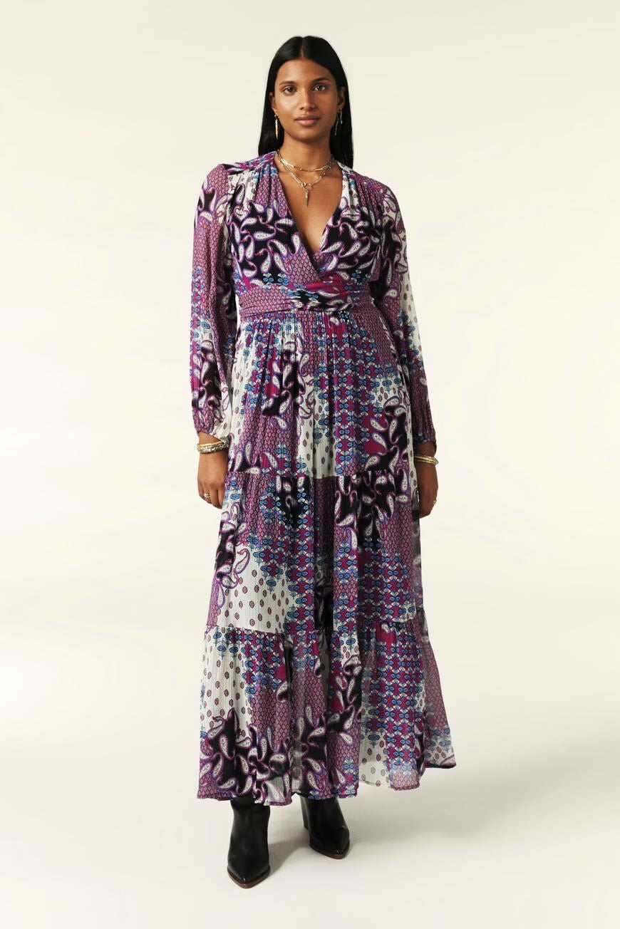 bash purple dress Ba&sh Loly Dress in Purple