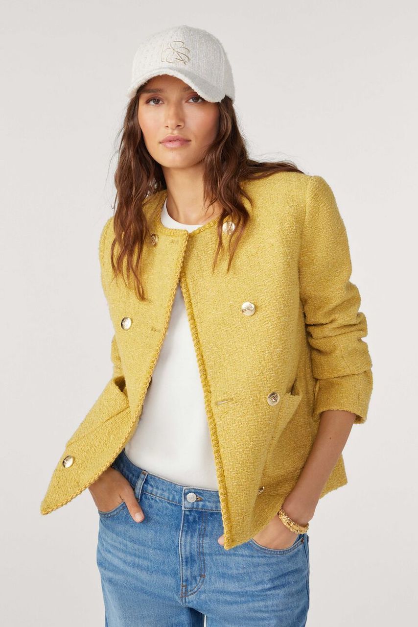 Bash Paris Joe Jacket in Jaune HARPERS EMPORIUM