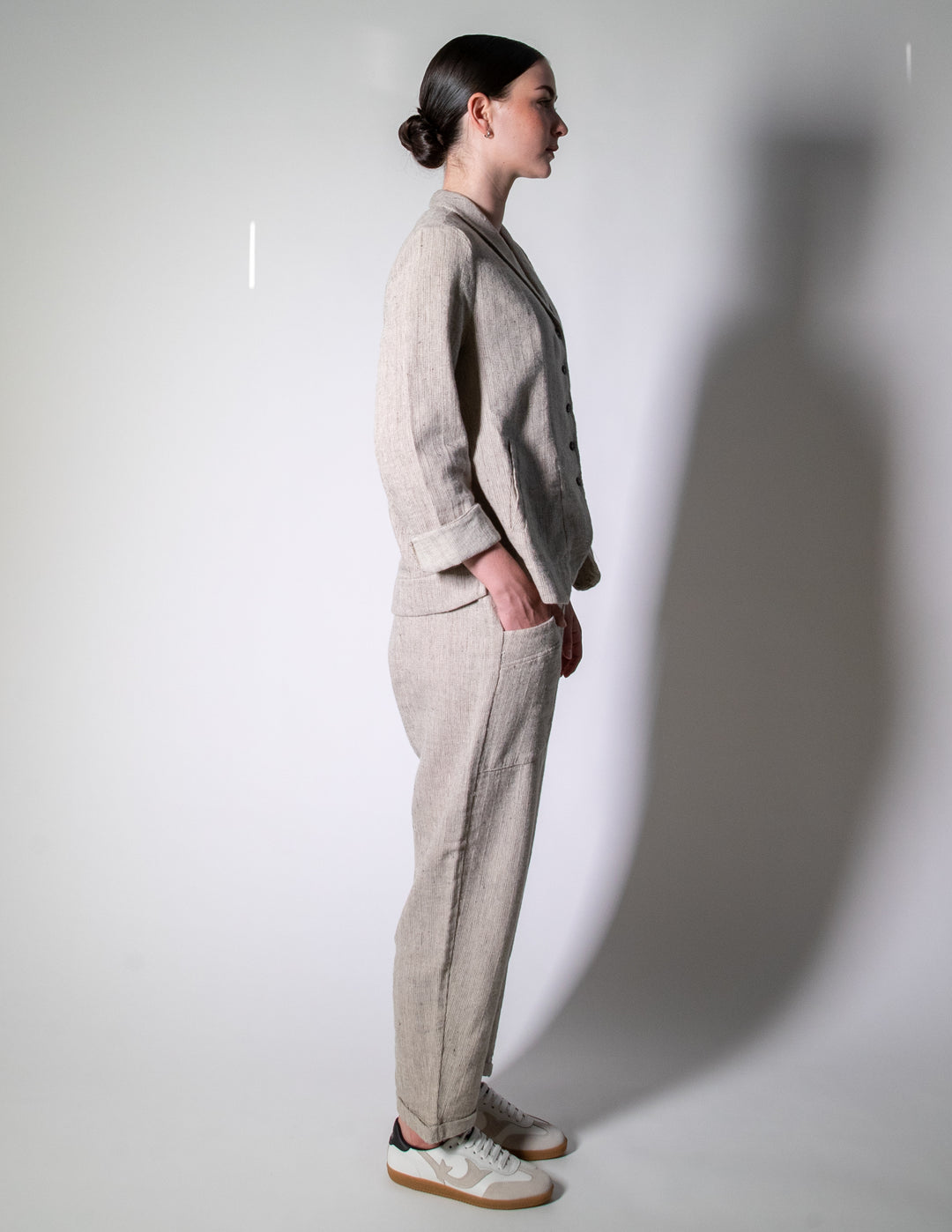 Transit Par Such Textural Jacket in Chalk – HARPERS EMPORIUM