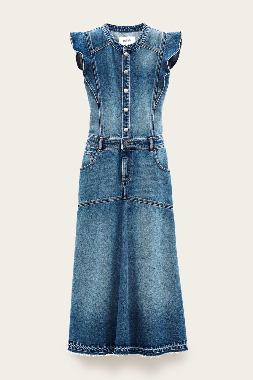 Bash Paris Vayea Denim Dress – HARPERS EMPORIUM